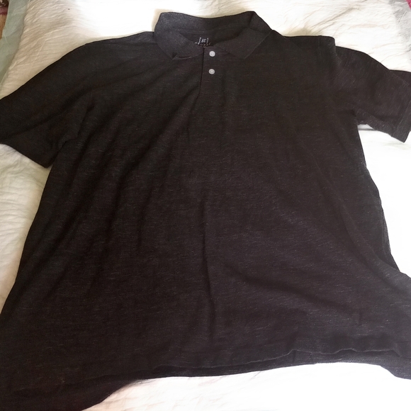 George Men's Polo Shirt 52469 Black/Gray Size XL - Picture 1 of 3
